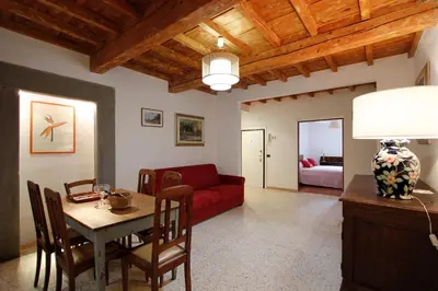 Area soggiorno di Brunelleschi Suite