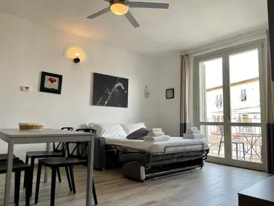 Letto o letti in una camera di Borgo Guelfo I