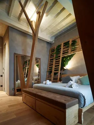 Letto o letti in una camera di Benci House