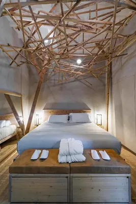 Letto o letti in una camera di Benci House