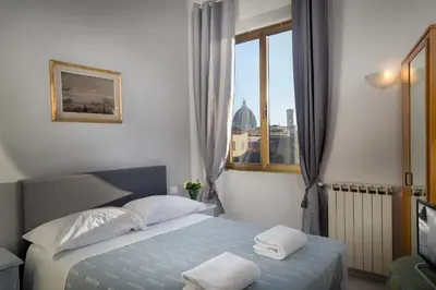 Letto o letti in una camera di Adre Majestic View ! Center of Florence !