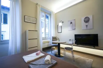 TV o dispositivi per l'intrattenimento presso Luxury Loft Alfani