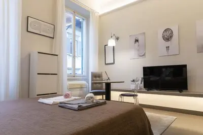 TV o dispositivi per l'intrattenimento presso Luxury Loft Alfani