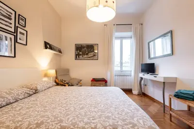 Letto o letti in una camera di Casa al 4