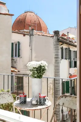 Patio o area all'aperto di Apartments Florence - Carlotta's Home