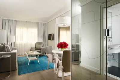 Area soggiorno di Ponte Vecchio Suites & Spa