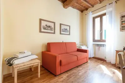 Area soggiorno di Una Finestra su Firenze