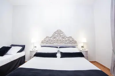 Letto o letti in una camera di Residenza Florentia