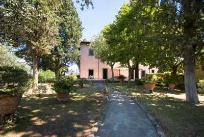 Giardino di VILLA PRIVATA CON PISCINA FIRENZE CHIANTI