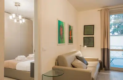 Letto o letti in una camera di Borgo Guelfo III