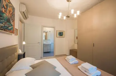 Letto o letti in una camera di Borgo Guelfo III
