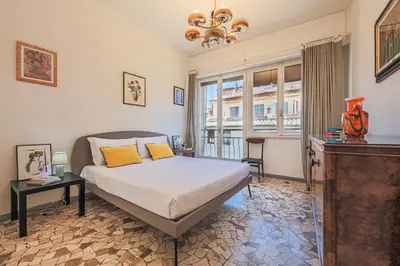 Letto o letti in una camera di Apartments Florence - Santa Maria Balcony