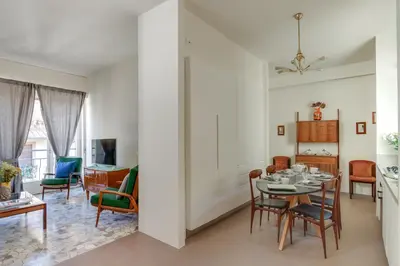 Area soggiorno di Apartments Florence - Santa Maria Balcony
