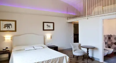 Letto o letti in una camera di Il Dromedario