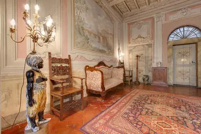 Area soggiorno di Palazzo Bucciolini