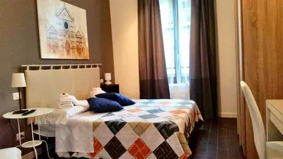 Letto o letti in una camera di B&B Bruna