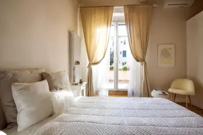 Letto o letti in una camera di Carmine Apartment