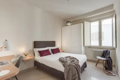 Letto o letti in una camera di Apartments Florence - Oriuolo Elegance