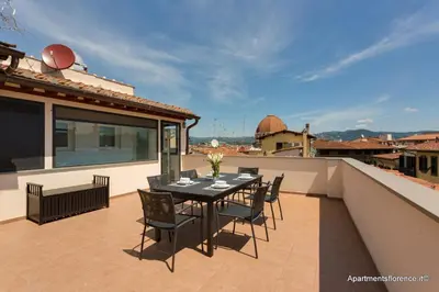 Balcone o terrazza di Apartments Florence - Rondinelli Terrace