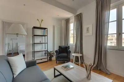 Area soggiorno di Apartments Florence - Rondinelli Terrace
