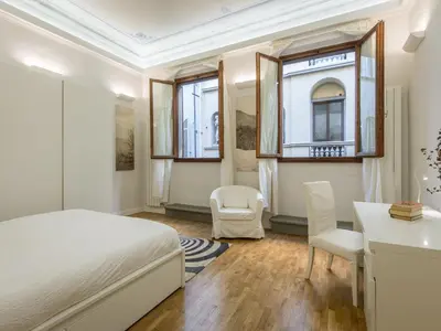 Letto o letti in una camera di Apartments Florence - Duomo Art