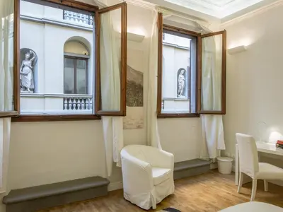 Area soggiorno di Apartments Florence - Duomo Art