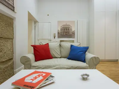 Area soggiorno di Apartments Florence - Duomo Art