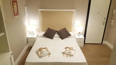 Letto o letti in una camera di Scala Suite