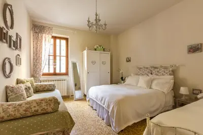 Letto o letti in una camera di Casa Laura