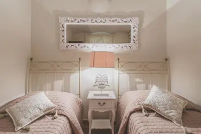 Letto o letti in una camera di Florence Tower Apartment