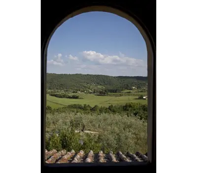 Paesaggio naturale nelle vicinanze della villa