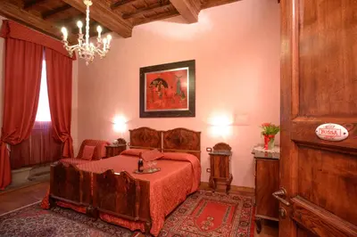 Area soggiorno di B&B La Casa dei Tintori