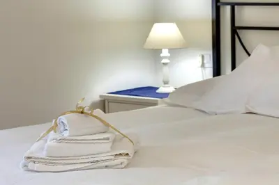 Letto o letti in una camera di Casa Campuccio -Appartamento Campuccio1 e Appartamento Campuccio 2