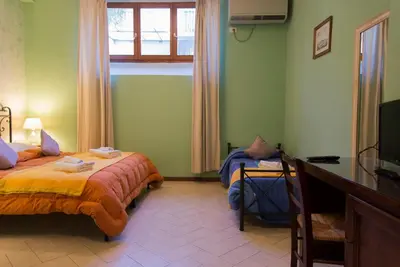 Letto o letti in una camera di Florence Decamerone B&B