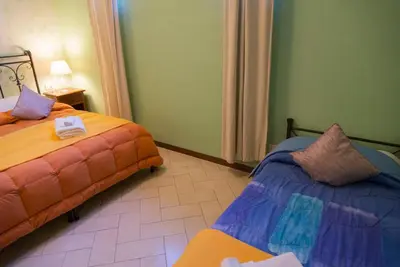 Letto o letti in una camera di Florence Decamerone B&B