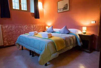 Letto o letti in una camera di Florence Decamerone B&B