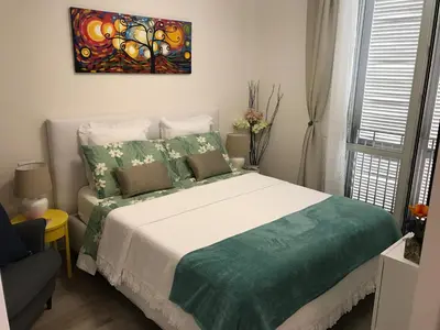 Letto o letti in una camera di Appartamento San Pietro Firenze