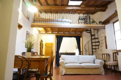 Area soggiorno di Zannoni Apartment