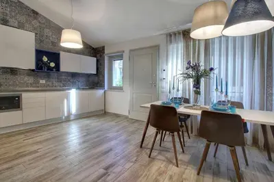 Cucina o angolo cottura di Faenza Elegant Apartment
