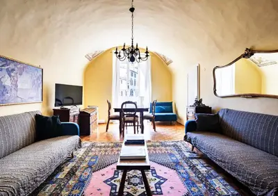 Area soggiorno di Fiamma Apartment