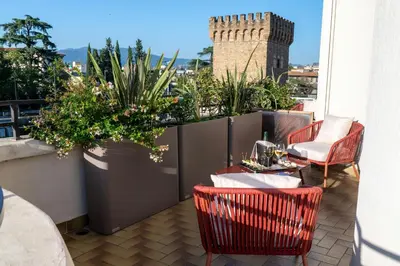 Balcone o terrazza di Starhotels Michelangelo Florence