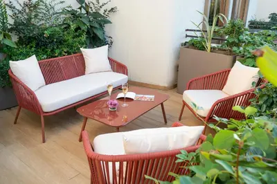 Area soggiorno di Starhotels Michelangelo Florence