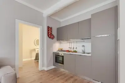 Cucina o angolo cottura di Apartments Florence - Cimatori Balcony