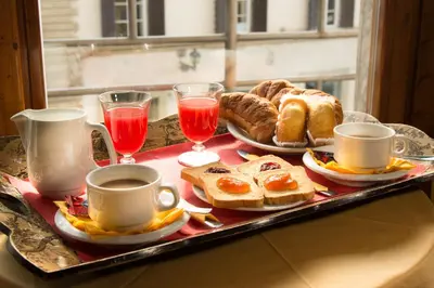 Cibo presso il bed & breakfast o nelle vicinanze