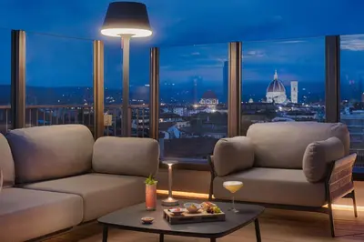 Area soggiorno di NH Firenze