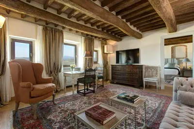 TV o dispositivi per l'intrattenimento presso Villa Le Calvane