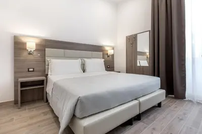 Letto o letti in una camera di Apollo Guest House
