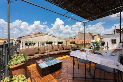 Balcone o terrazza di Santa Maria Novella Skylight Apartment