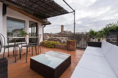 Balcone o terrazza di Santa Maria Novella Skylight Apartment