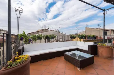 Balcone o terrazza di Santa Maria Novella Skylight Apartment
